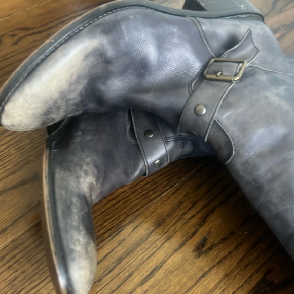 Lavorazione Artigiana leather boots in charcoal color size 39 Great condition - Picture 2 of 10